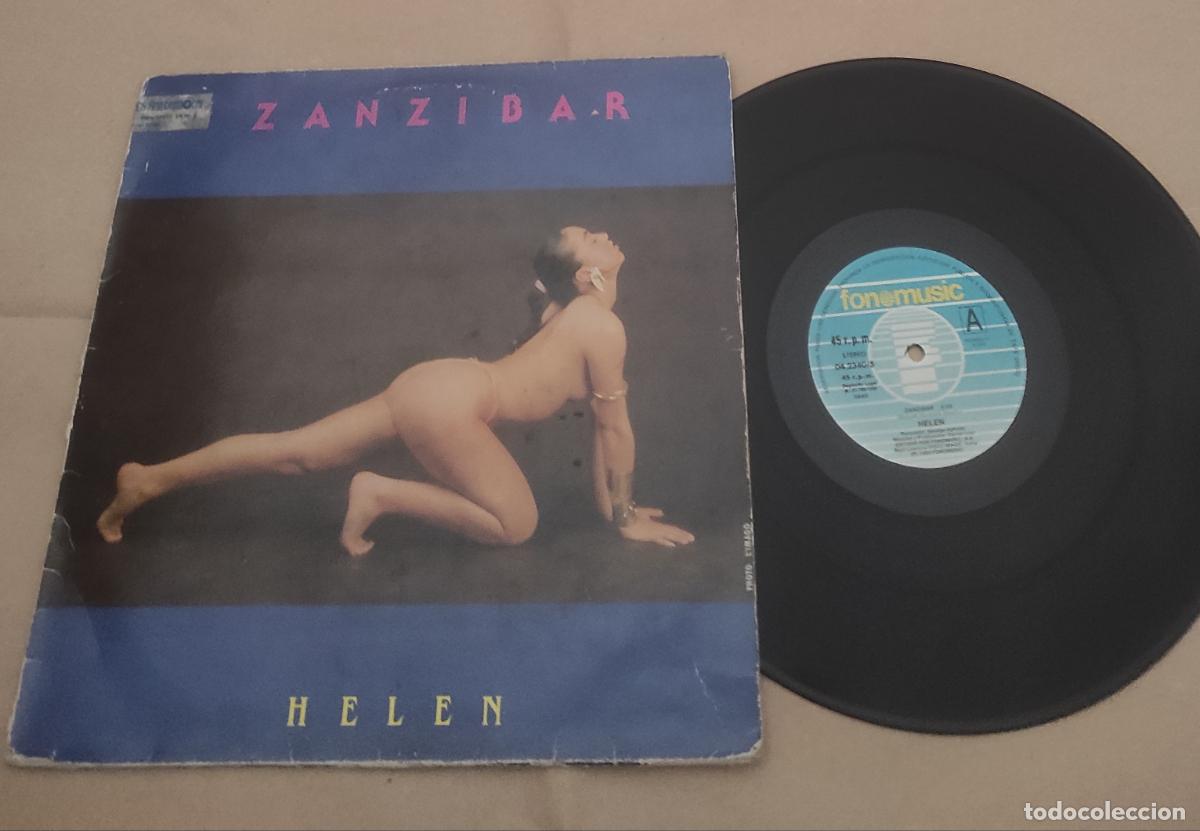 Discos de vinilo: ZANZIBAR- HELEN- MAXI-ESPA&Ntilde;A- 1985- ITALO-