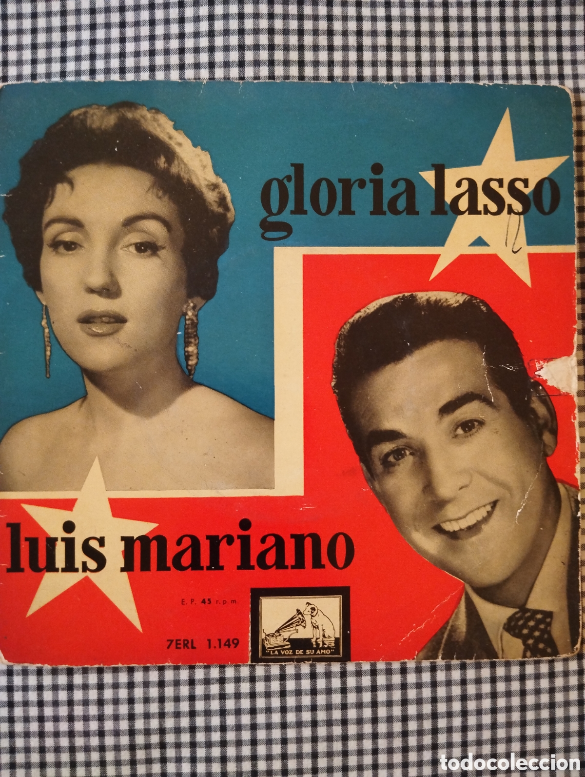 Discos de vinilo: Gloria Lasso y Luis Mariano - Canastos - single