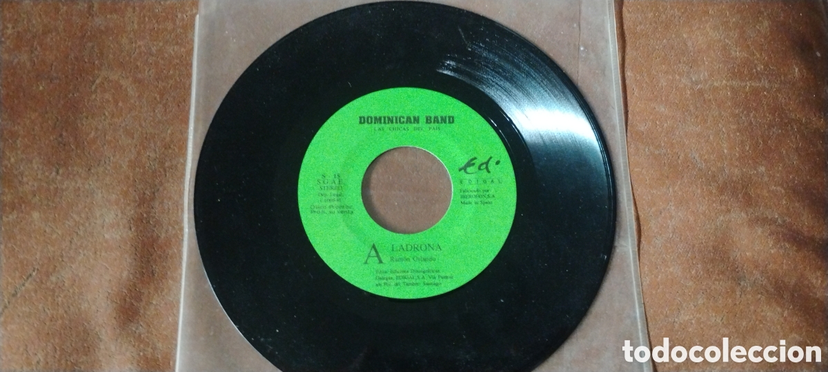 Discos de vinilo: DOMINICAN BAND-LADRONA-SINGLE-PROMO-EDIGAL/SPAIN-KSA