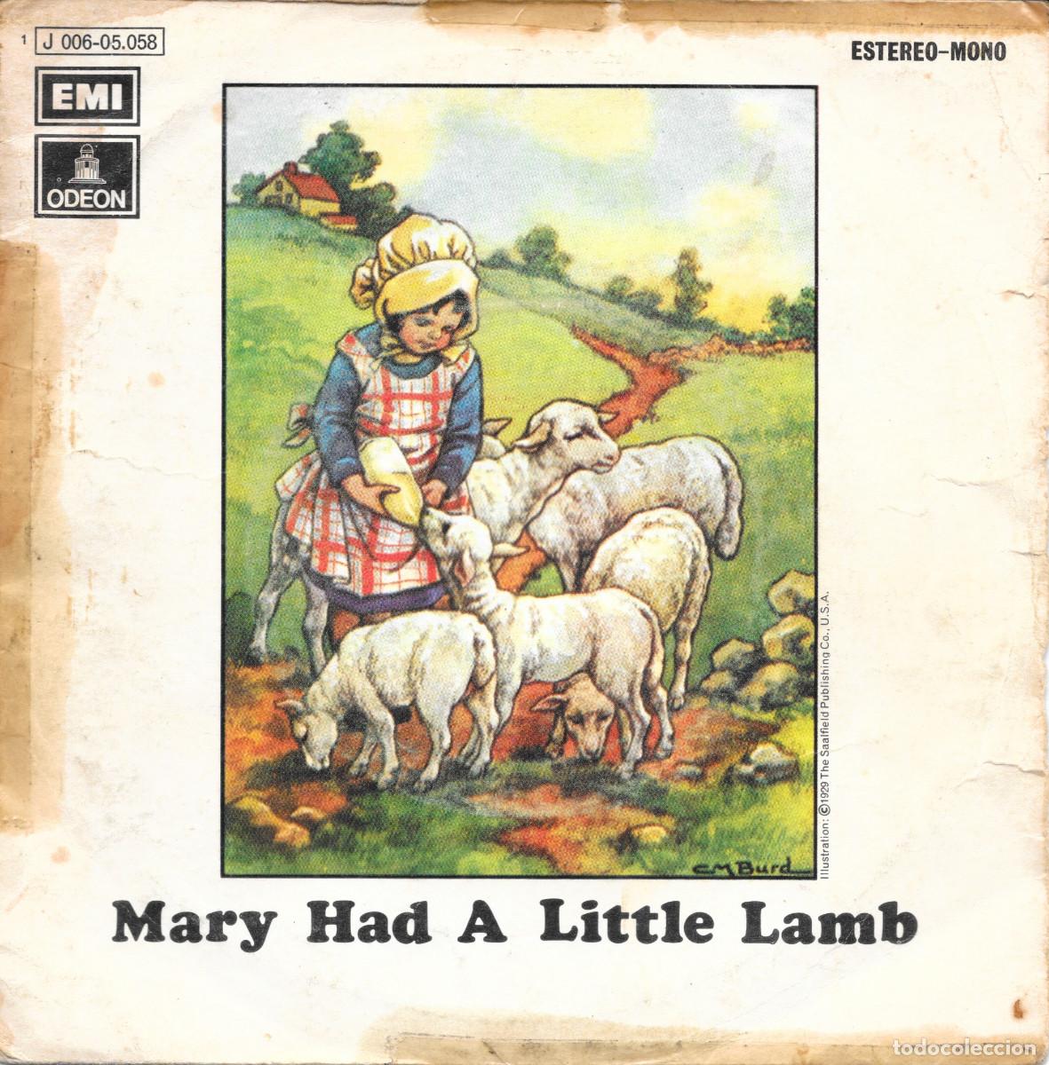 Discos de vinilo: Single Wings - Mary had a little lamb / Little woman love - Beatles - Compra minima 6 &euro;