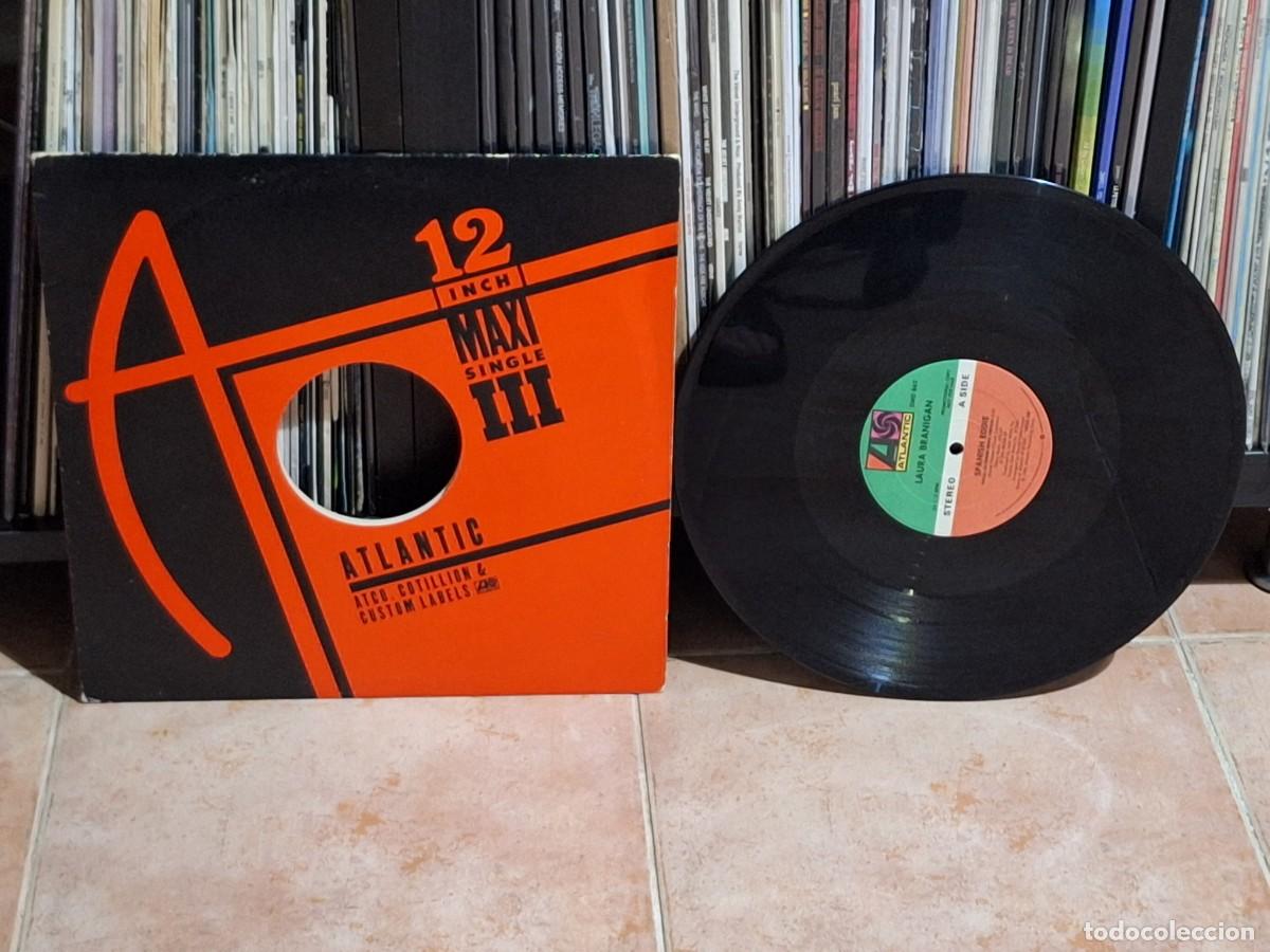 Discos de vinilo: Laura Branigan &ndash; Spanish Eddie MAXI Atlantic &ndash; DMD 862 PROMO USA