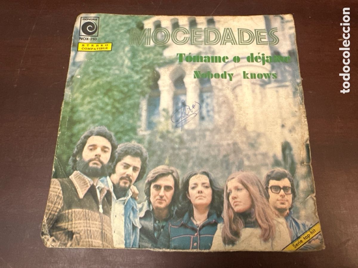 Discos de vinilo: MOCEDADES Tomame o dejame/Nobody knows 7'' SINGLE 1974 Novola