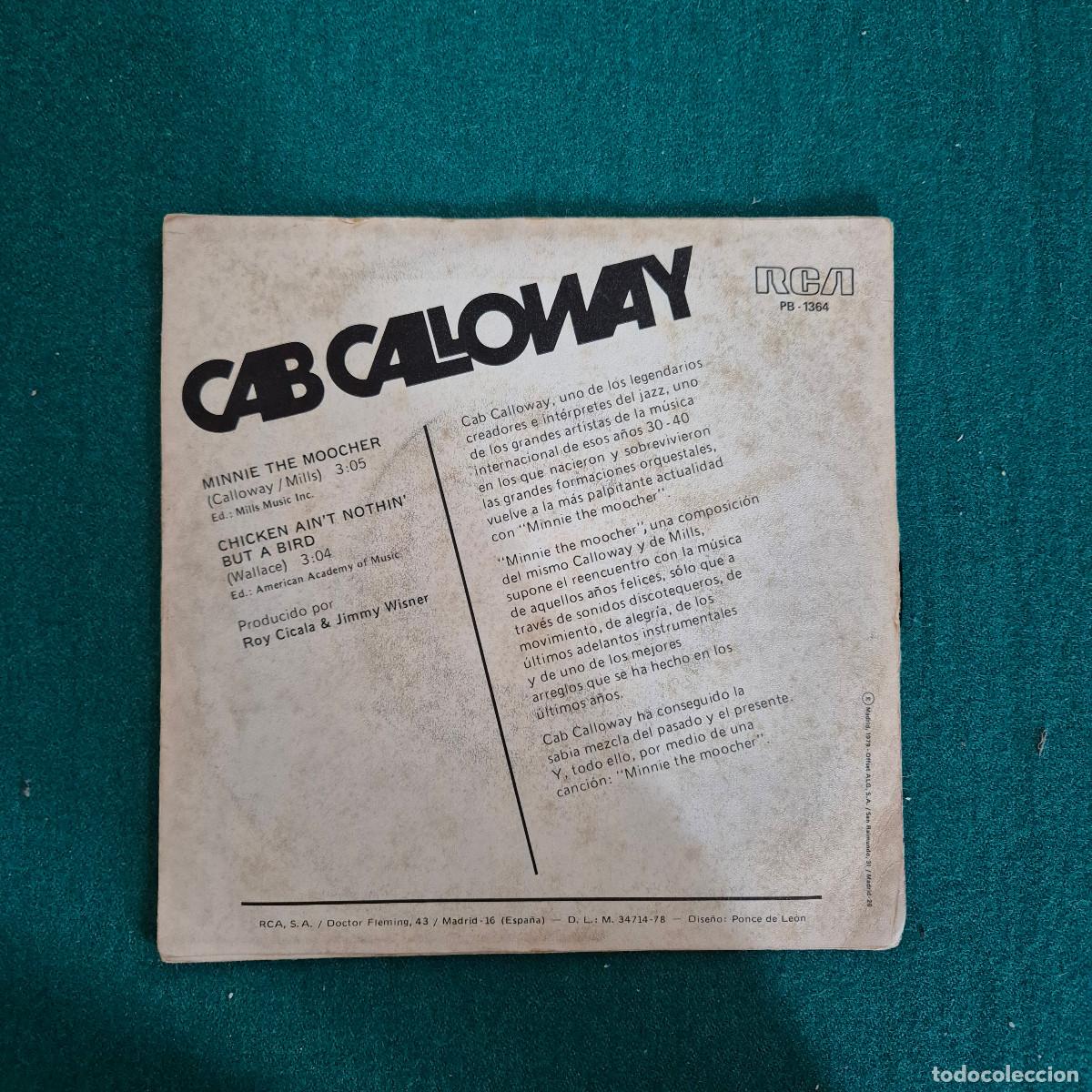 Discos de vinilo: Cab Calloway &ndash; Minnie The Moocher - Foto 2