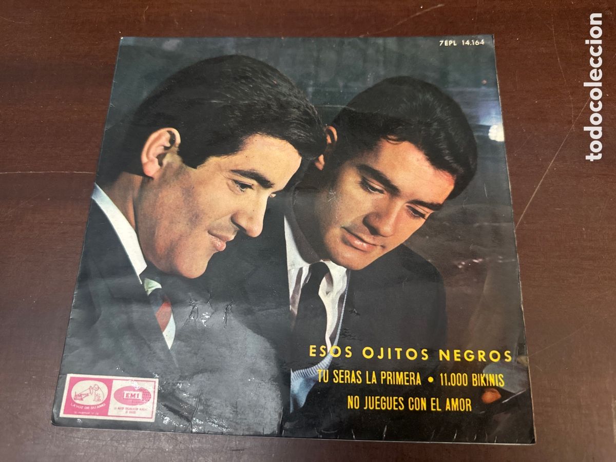 Discos de vinilo: DUO DINAMICO ESOS OJITOS NEGROS/TU SERAS LA PRIMERA/11.000 BIKINIS/+1 7'' EP 1965 LA VOZ DE SU AMO