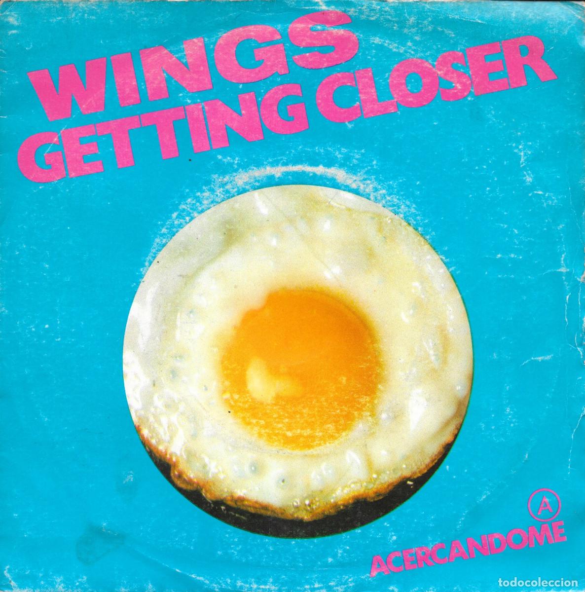 Discos de vinilo: Single Wings - Getting closer / Spin it on - Paul McCartney - Beatles - Compra minima 6 &euro;