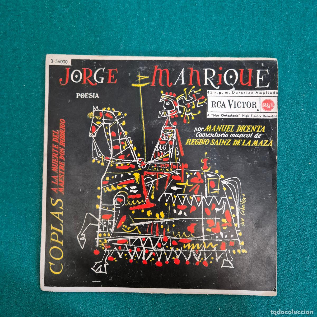 Discos de vinilo: JORGE MANRIQUE POESIA