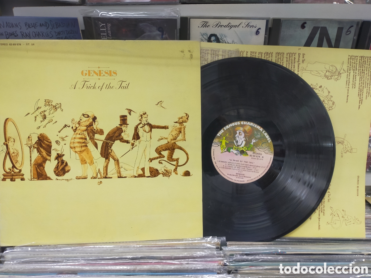 Discos de vinilo: G&eacute;nesis LP a trick of the tail Espa&ntilde;a 1979