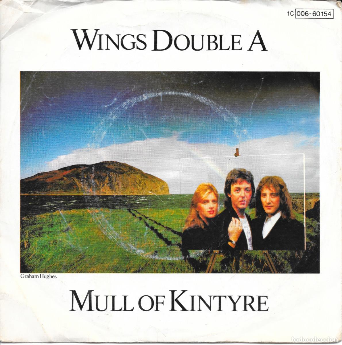 Discos de vinilo: Single Wings - Mull of Kintyre / Girls' school - Paul McCartney - Beatles - Compra minima 6 &euro;