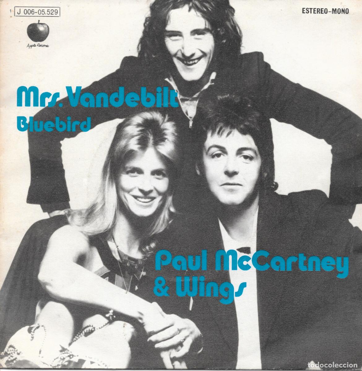 Discos de vinilo: Single - Mrs Vandebilt / Bluebird - Paul McCartney & Wings - Beatles - Compra minima 6 &euro;
