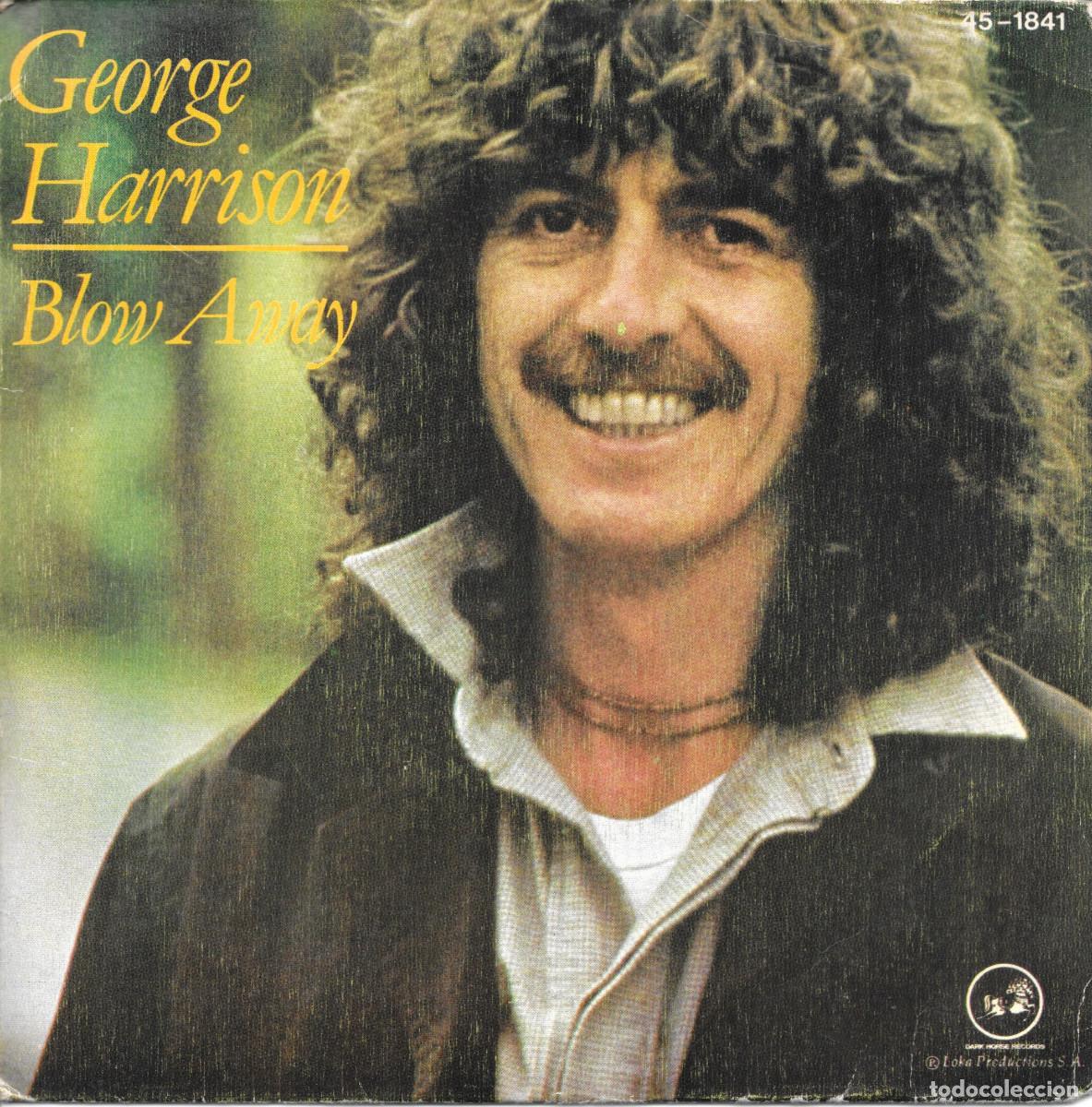Discos de vinilo: Single Blow away / Soft hearted hana . George Harrison - Beatles - Compra minima 6 &euro;