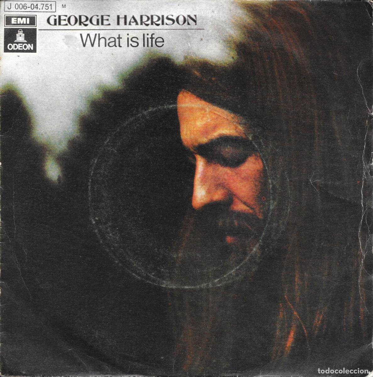 Discos de vinilo: Single What is life / Apple scruffs - George Harrison - Beatles - Compra m&iacute;nima 6&euro;