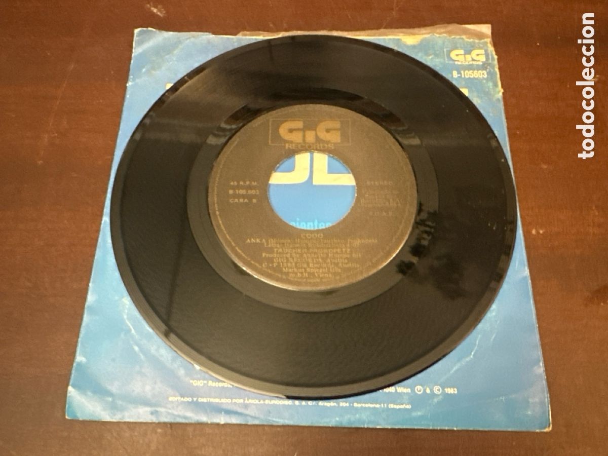 Discos de vinilo: TAUCHEN PROKOPETZ - CODO - SINGLE 1983 - Foto 4
