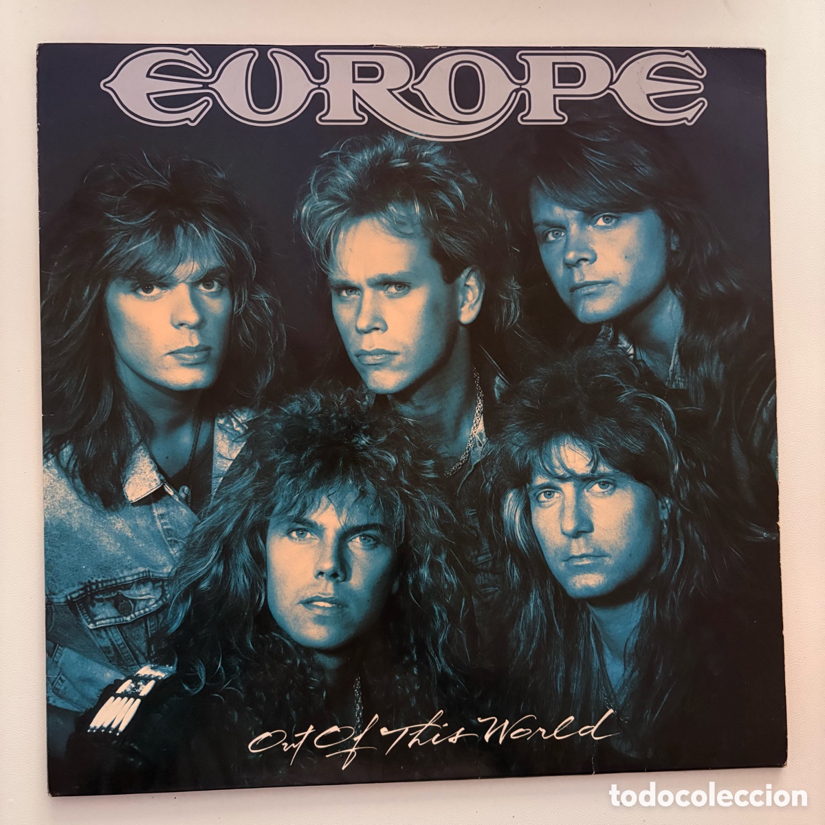 Discos de vinilo: lp Europe Out Of This World edicion espa&ntilde;ola de 1988