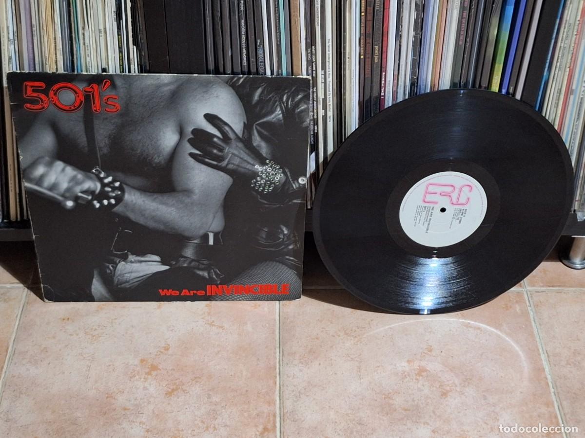 Discos de vinilo: 501's &lrm;&ndash; We Are Invincible MAXI ERC Records &ndash; ERCL 113 UK