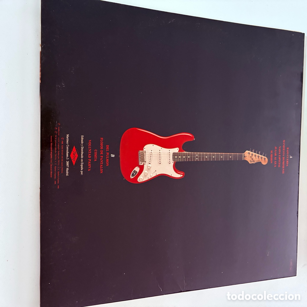 Discos de vinilo: lp Rosendo &ndash; Jugar Al Gua de 1988 - Foto 3