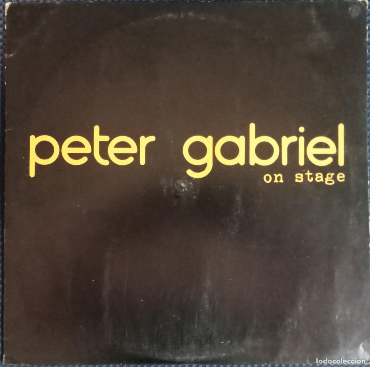 Discos de vinilo: Peter Gabriel &rdquo;On Stage&rdquo; 1lp live in Italy in 1980, european pressing hard to find !!