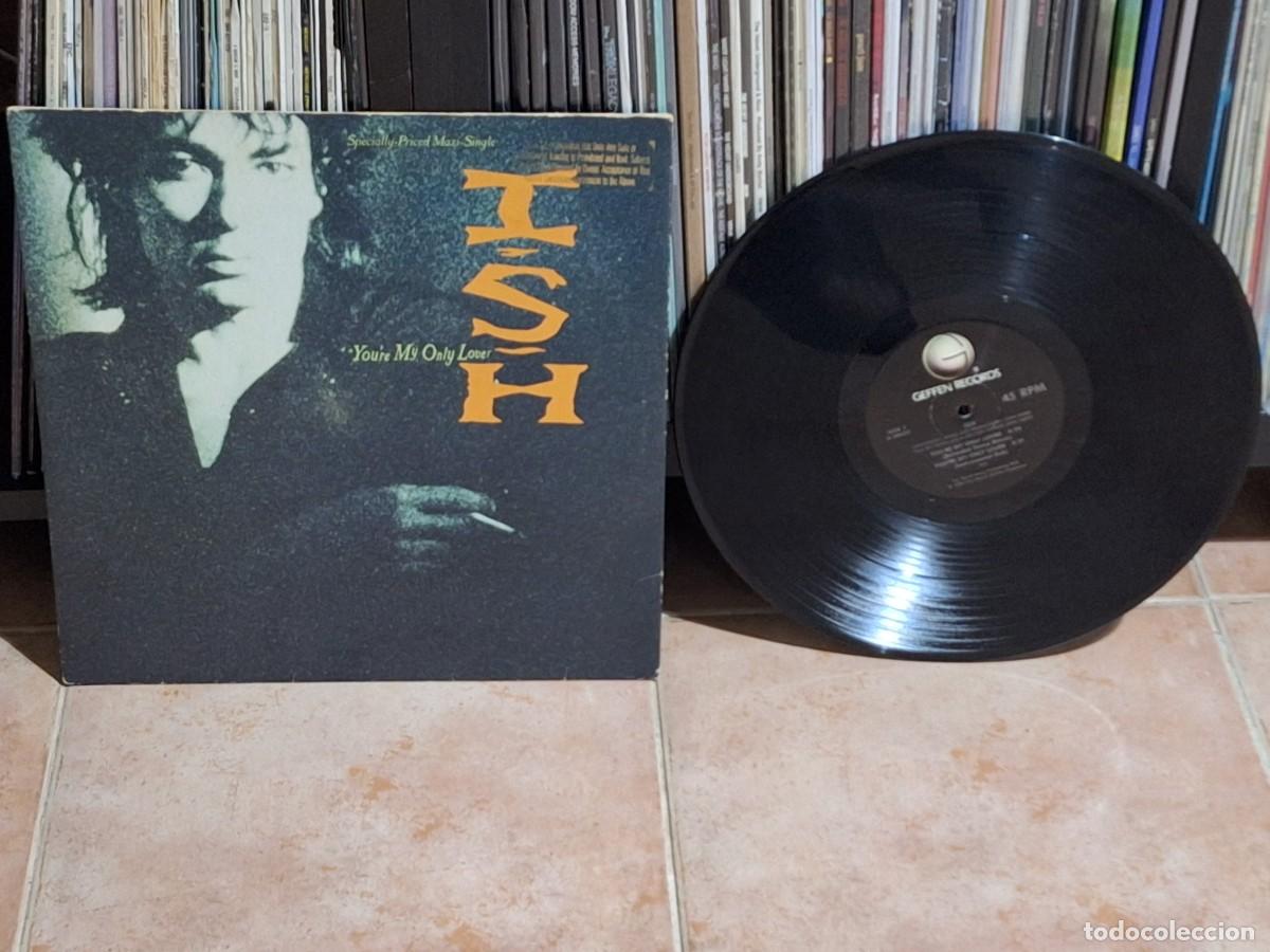 Discos de vinilo: Ish &ndash; You're My Only Lover MAXI PROMO Geffen Records &ndash; 9 20437-0 RARO