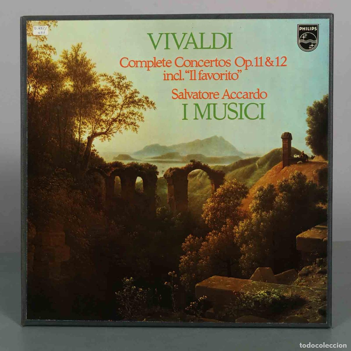 Discos de vinilo: CAJA LP. Vivaldi: Complete Concertos Op. 11 and 12 - Salvatore Accardo, I Musici