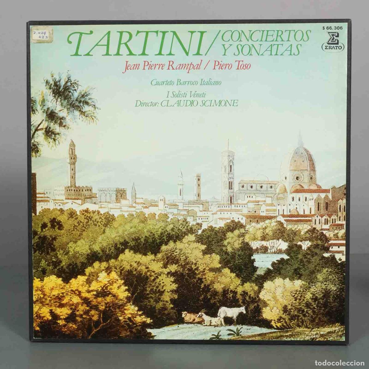 Discos de vinilo: CAJA LP. Tartini / Conciertos y Sonatas - Jean Pierre Rampal, Piero Toso, Cuarteto Barroco Italiano