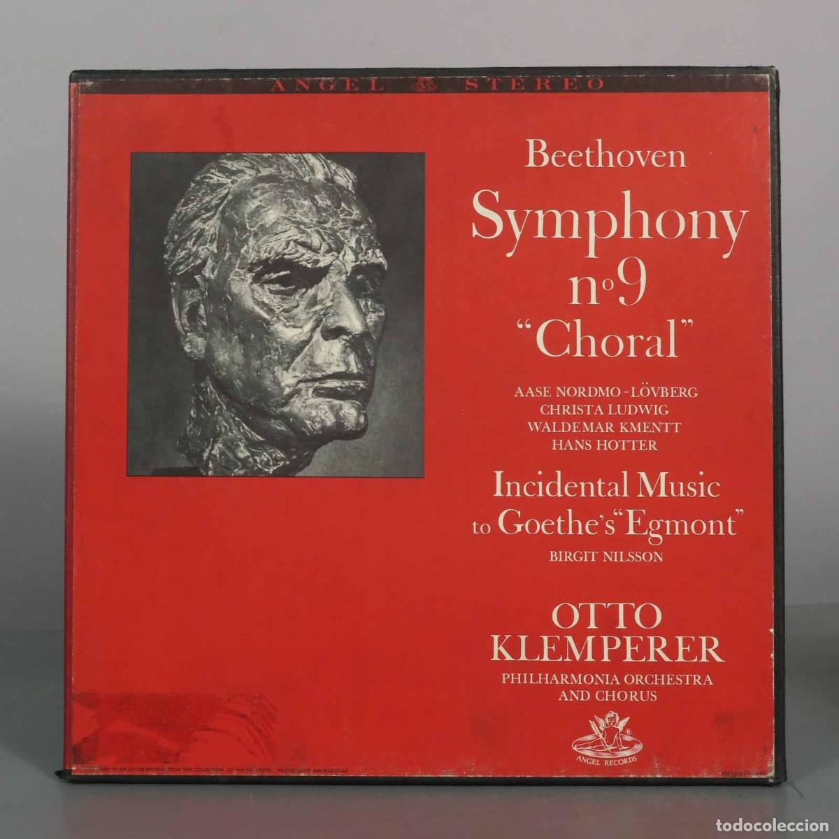 Discos de vinilo: CAJA LP. Beethoven: Symphony No. 9 &acute;Choral&acute; / &acute;Egmont&acute; - Otto Klemperer, Philharmonia Orchestra And
