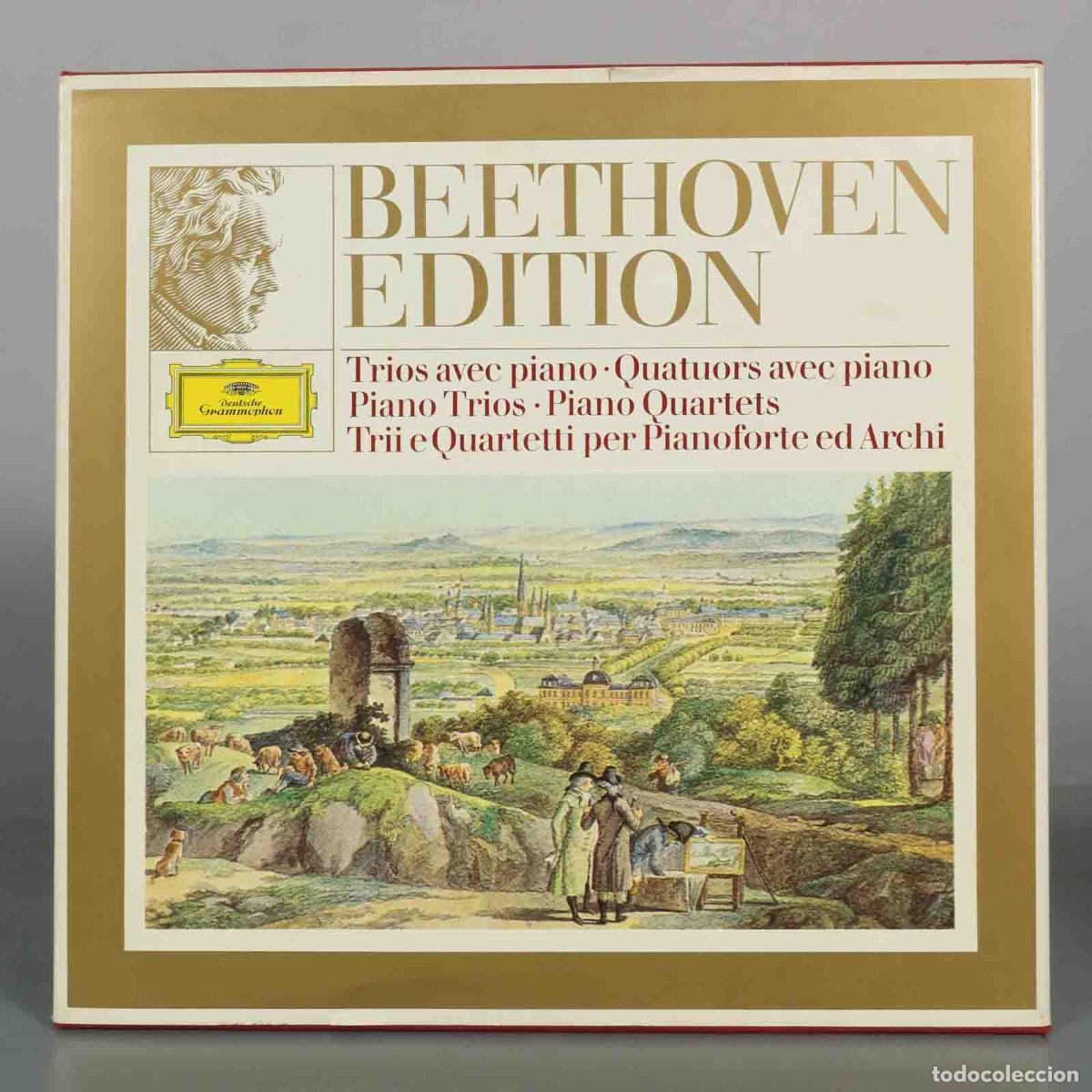 Discos de vinilo: CAJA LP. Beethoven Edition: Trios y Cuartetos con piano - Wilhelm Kempff, Henryk Szeryng, Pierre Fo