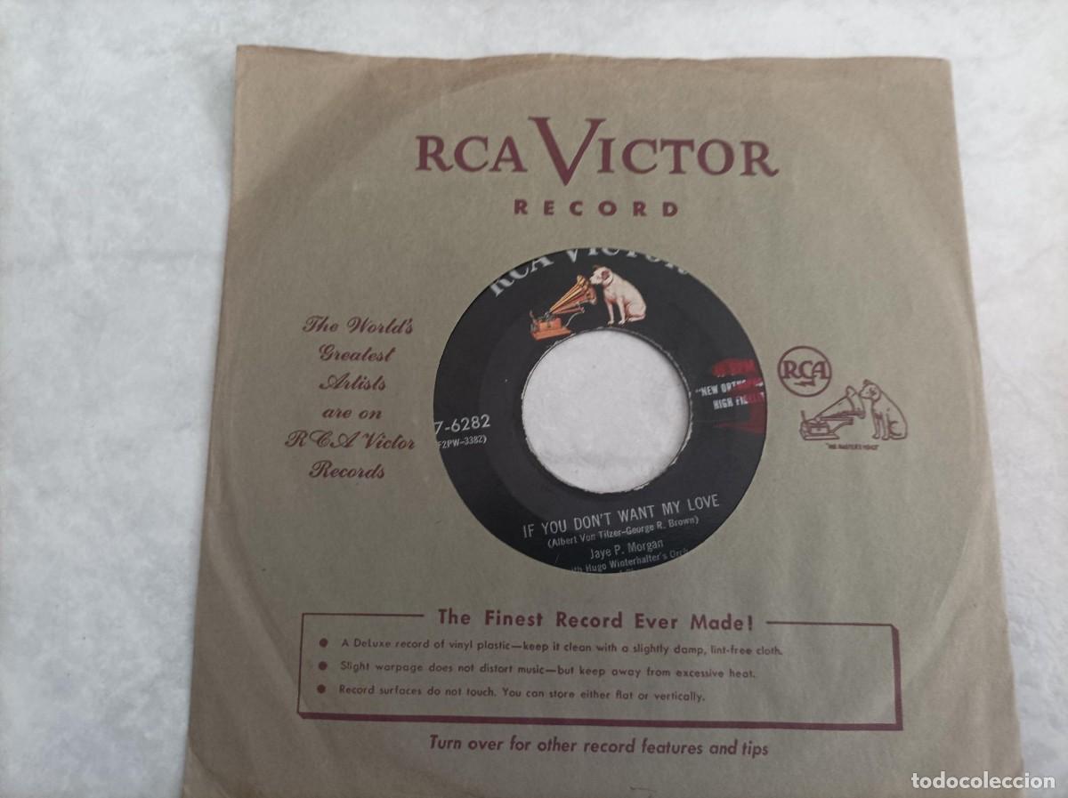Discos de vinilo: Jaye P. Morgan single original USA - Foto 2