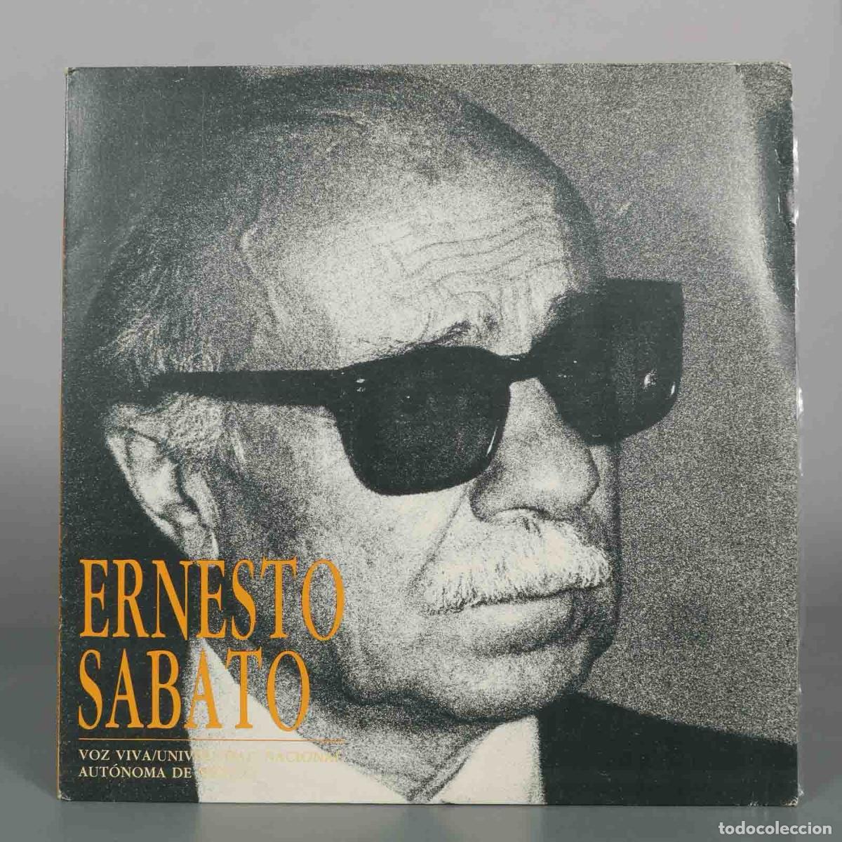 Disques de vinyle: LP. Ernesto Sabato - Ernesto Sabato - Voz Viva de Am&eacute;rica Latina - UNAM