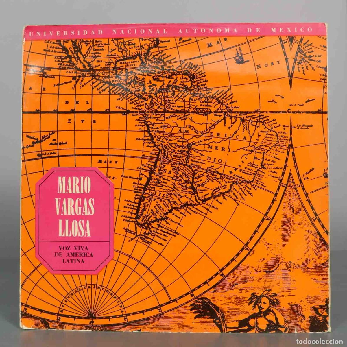 Disques de vinyle: LP. Voz Viva de Am&eacute;rica Latina - Mario Vargas Llosa - Universidad Nacional Aut&oacute;noma de M&eacute;xico