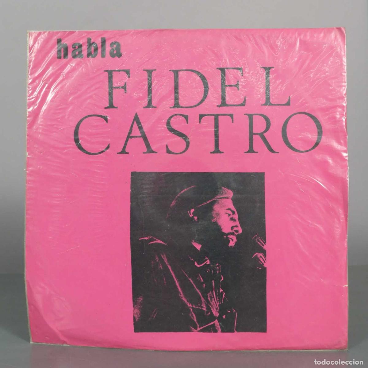 Discos de vinilo: LP. Fidel Castro - Habla - Ediciones Prensa Oral