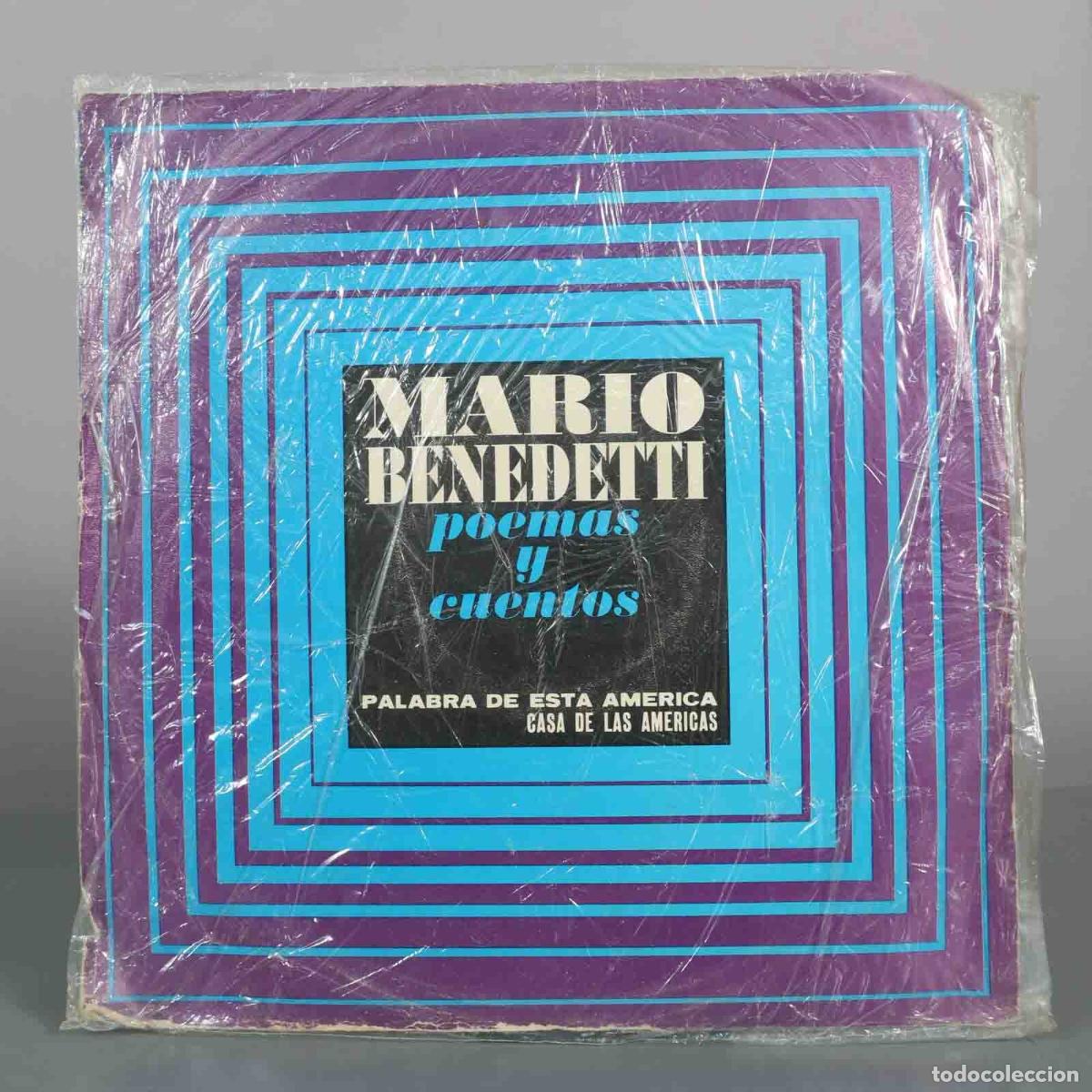 Discos de vinilo: LP. Poemas y Cuentos - Mario Benedetti - Egrem