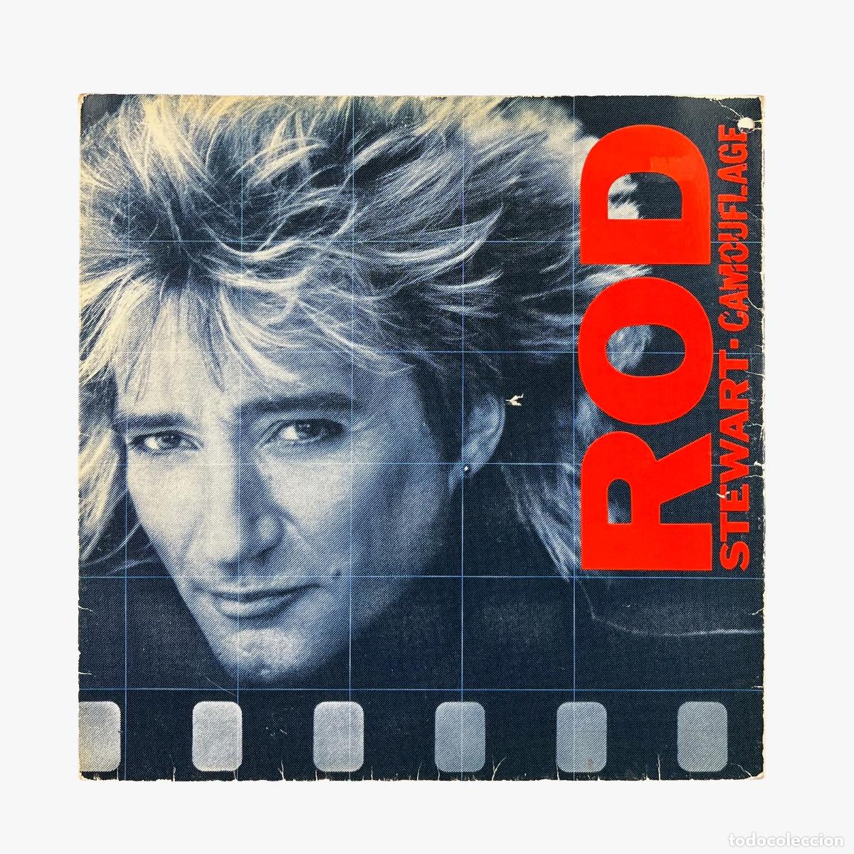 Discos de vinilo: LP. Rod Stewart. Camouflage (VG/VG+)
