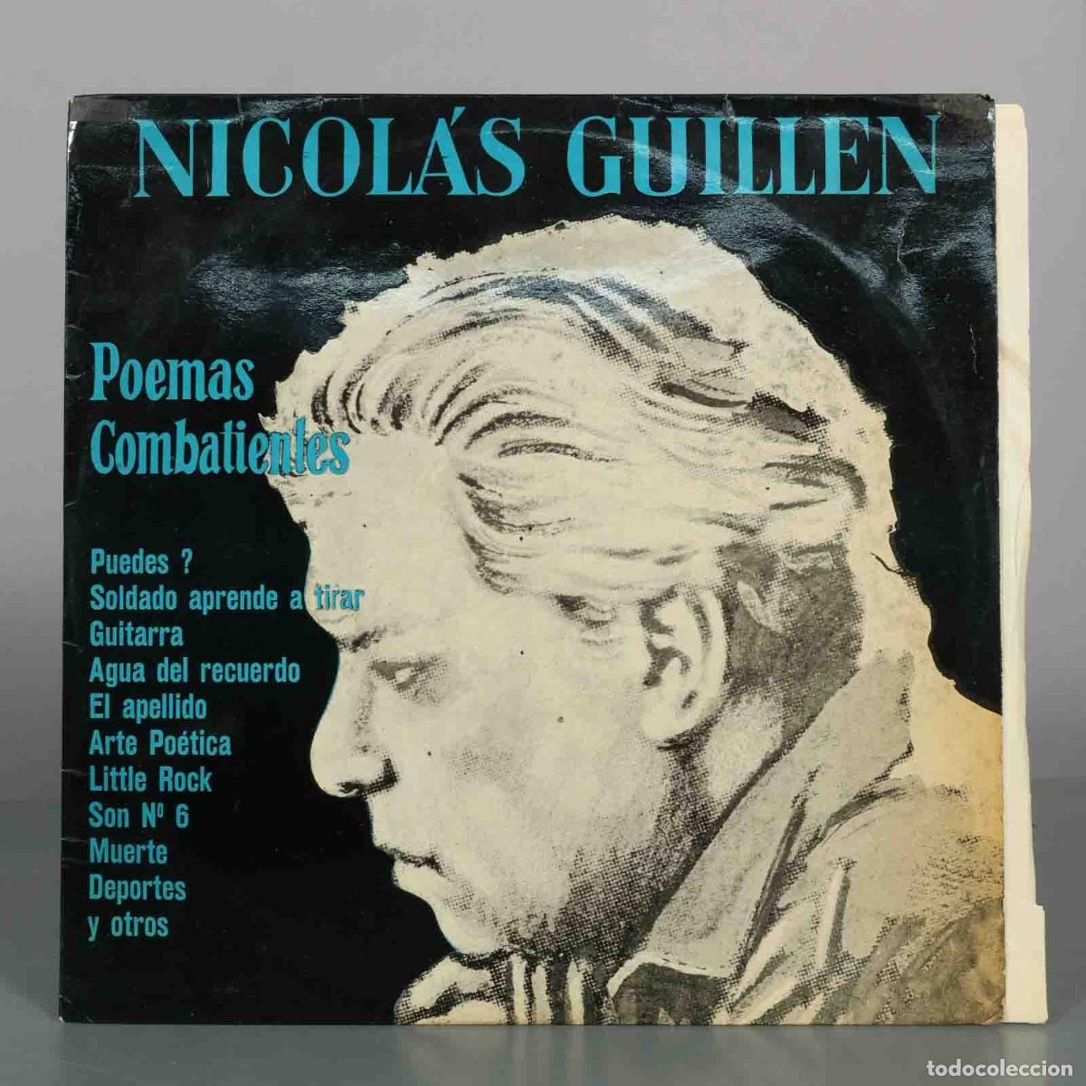 Discos de vinilo: LP. Poemas Combatientes - Nicol&aacute;s Guill&eacute;n