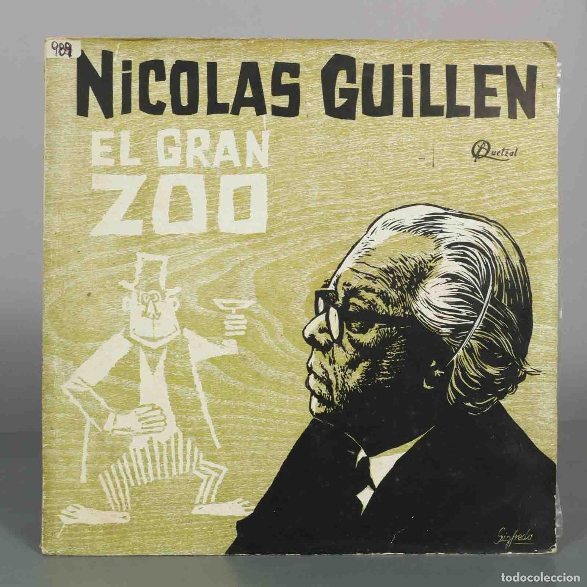 Discos de vinilo: LP. El Gran Zoo - Nicol&aacute;s Guill&eacute;n - Quetzal