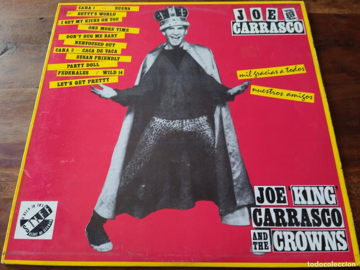 Discos de vinilo: Joe King Carrasco and the Crowns - Mil gracias a todos nuestros... - Lp original Stiff Espa&ntilde;a 1980