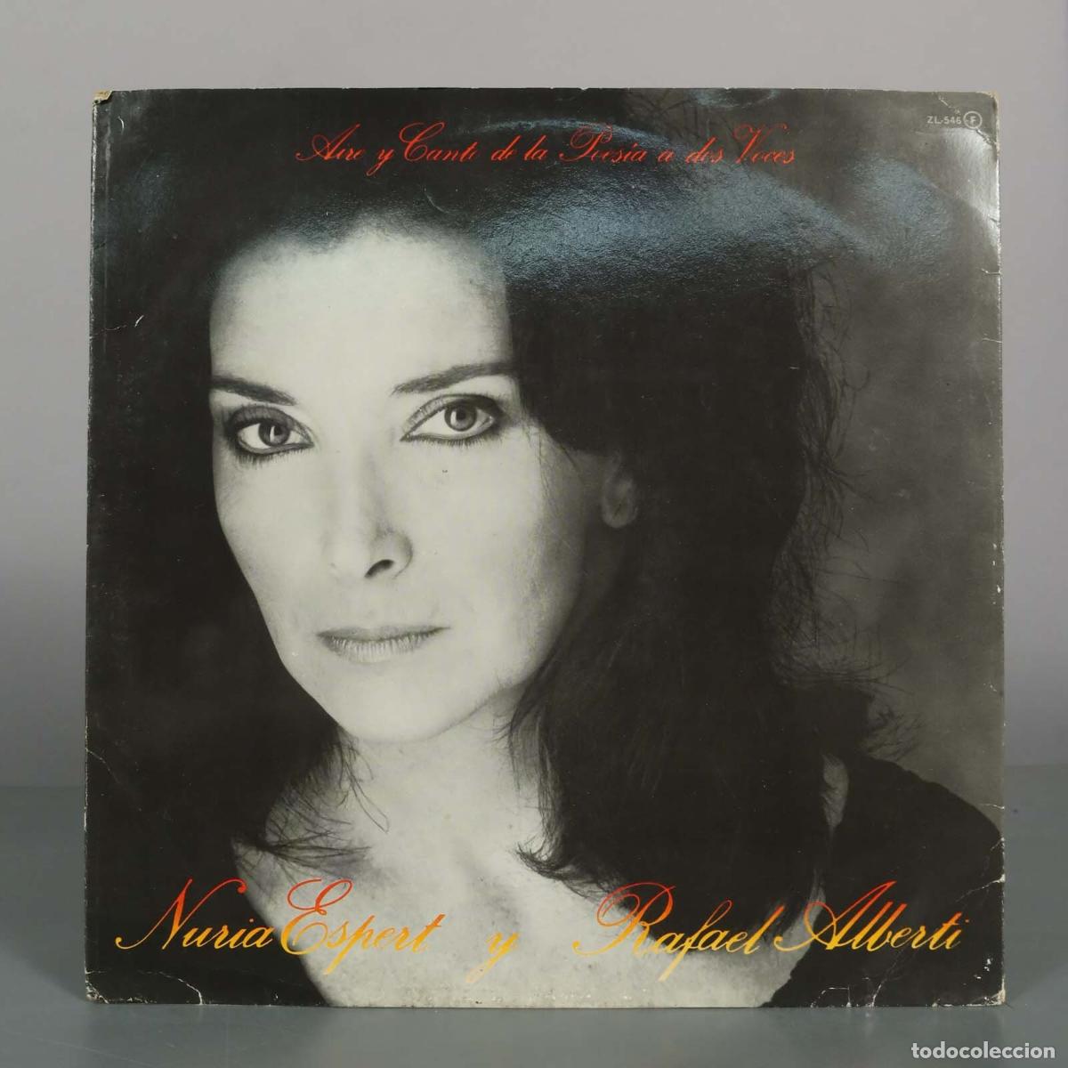 Discos de vinilo: LP. Aire y Canto de la Poes&iacute;a a Dos Voces - Nuria Espert, Rafael Alberti