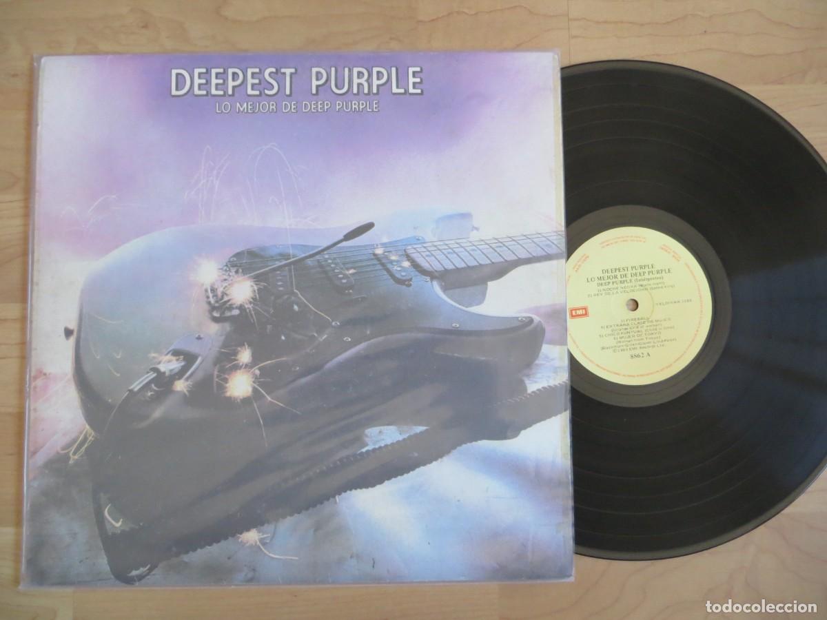 Discos de vinilo: Deep Purple - Deepest Purple: Lo Mejor De Deep Purple (LP, Comp) ARGENTINA 1980 !!!