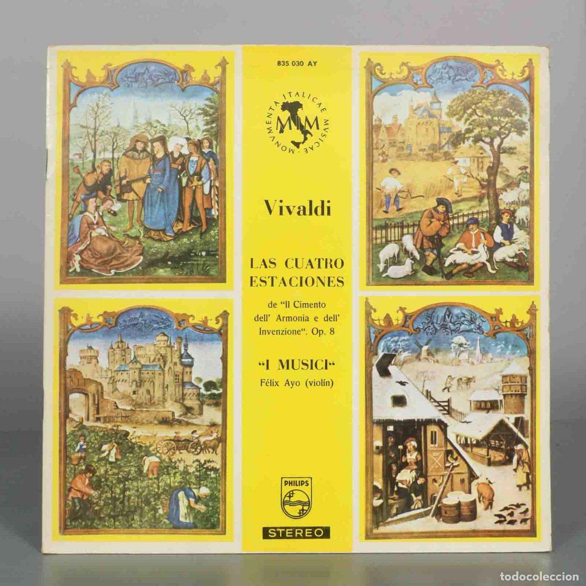 Disques de vinyle: LP. Vivaldi - Las Cuatro Estaciones - I Musici, F&eacute;lix Ayo