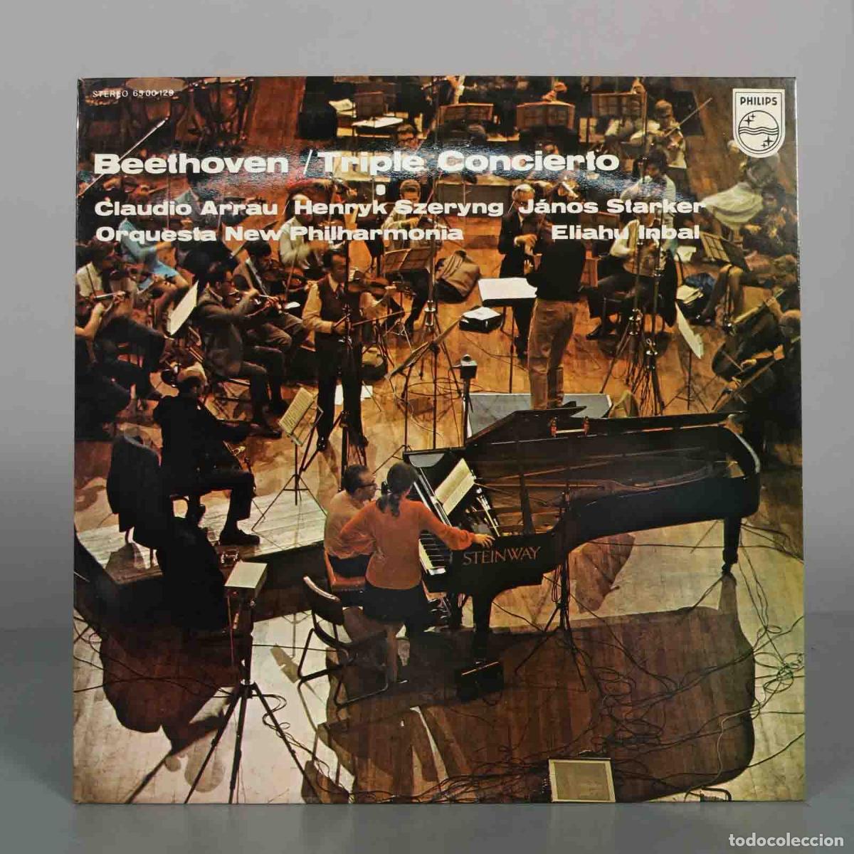 Disques de vinyle: LP. Beethoven: Triple Concerto - Claudio Arrau, Henryk Szeryng, J&aacute;nos Starker, New Philharmonia Orc
