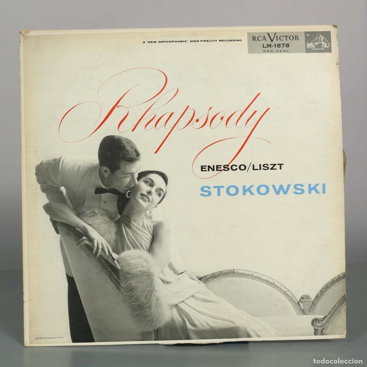 Disques de vinyle: LP. Rhapsody - Enesco, Liszt, Leopold Stokowski