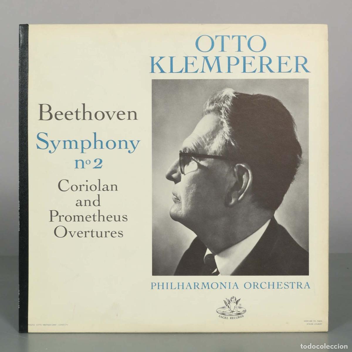 Dischi in vinile: LP. Beethoven Symphony No. 2 Coriolan and Prometheus Overtures - Philharmonia Orchestra, Otto Klemp