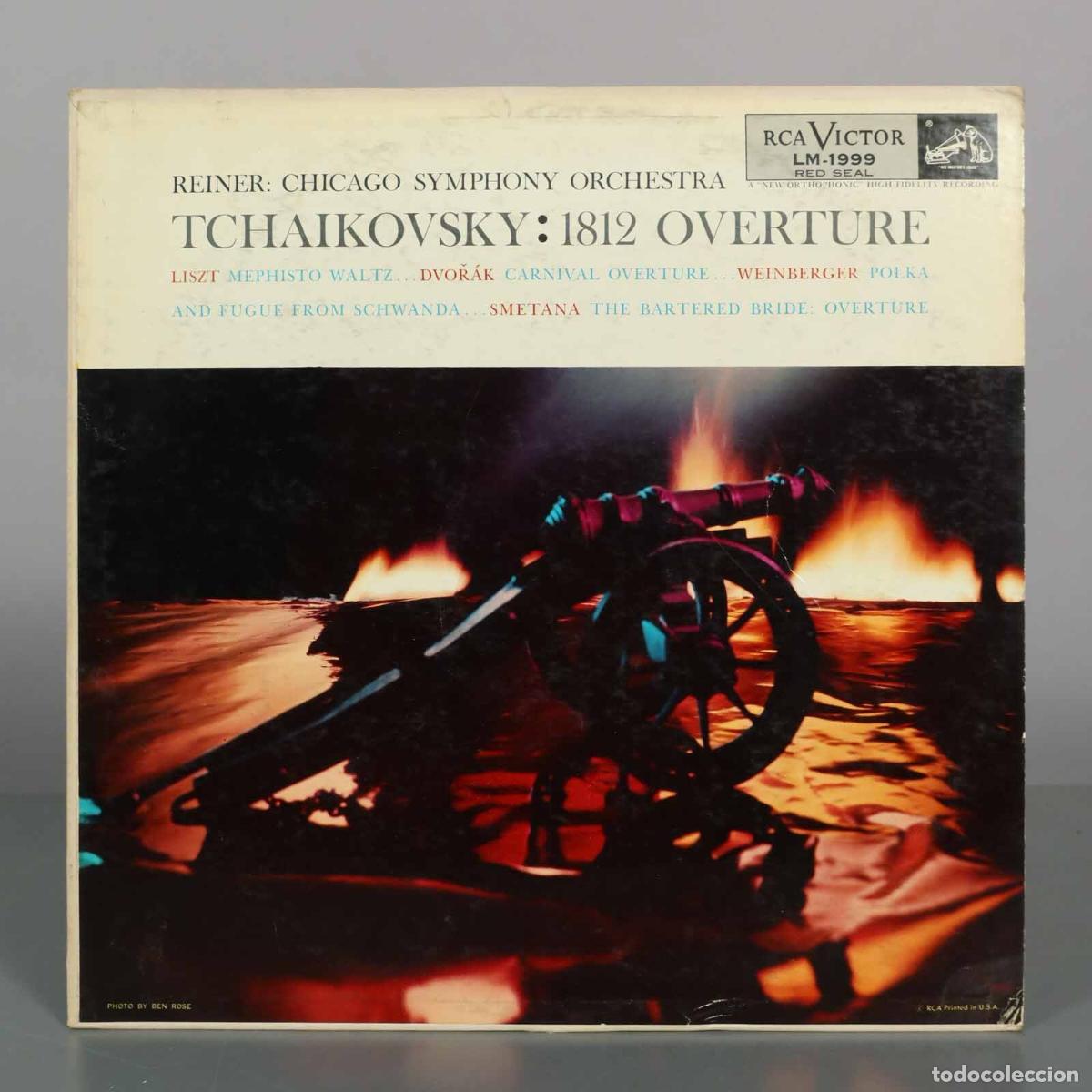 Dischi in vinile: LP. Tchaikovsky: Overture / Fingal&acute;s Cave Overture / Mephisto Waltz / Tragic Overture - Fritz Reine