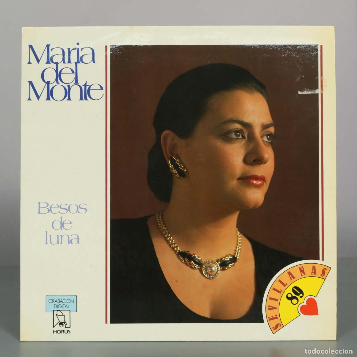 Discos de vinilo: LP. Besos de Luna - Mar&iacute;a del Monte