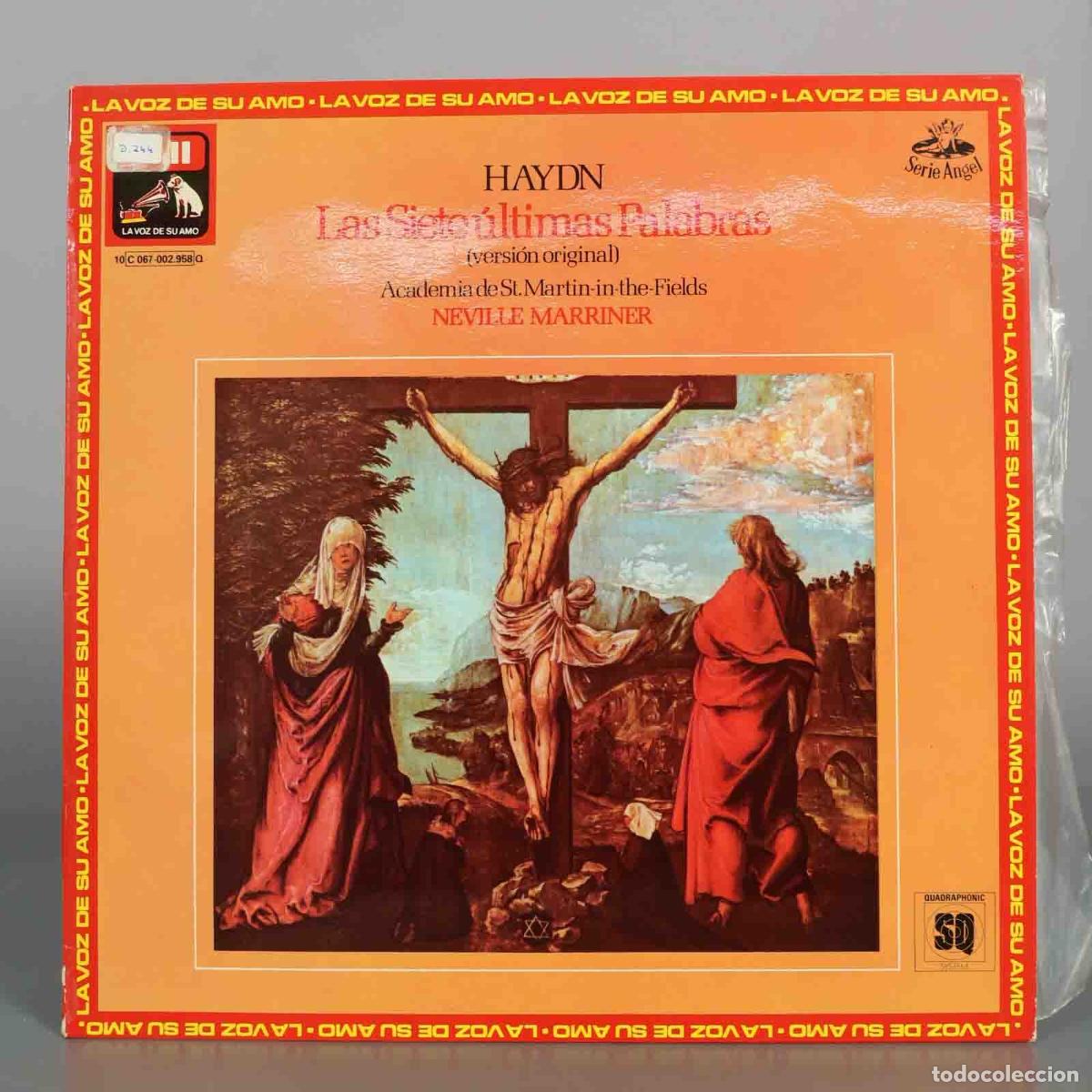 Dischi in vinile: LP. Haydn - Las Siete &Uacute;ltimas Palabras - Academia de St. Martin-in-the-Fields, Neville Marriner