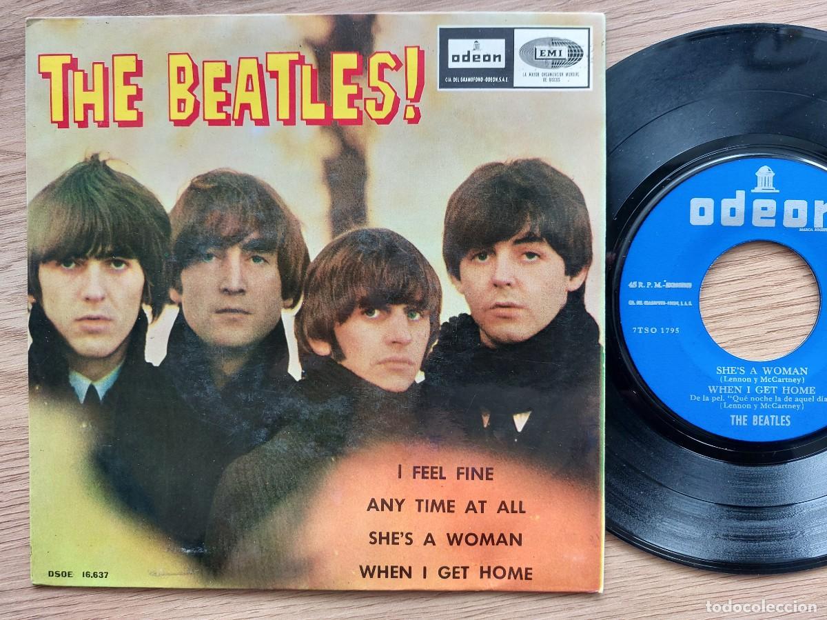 Discos de vinilo: THE BEATLES - EP Spain - MINT - I FEEL FINE * DSOE 16.637