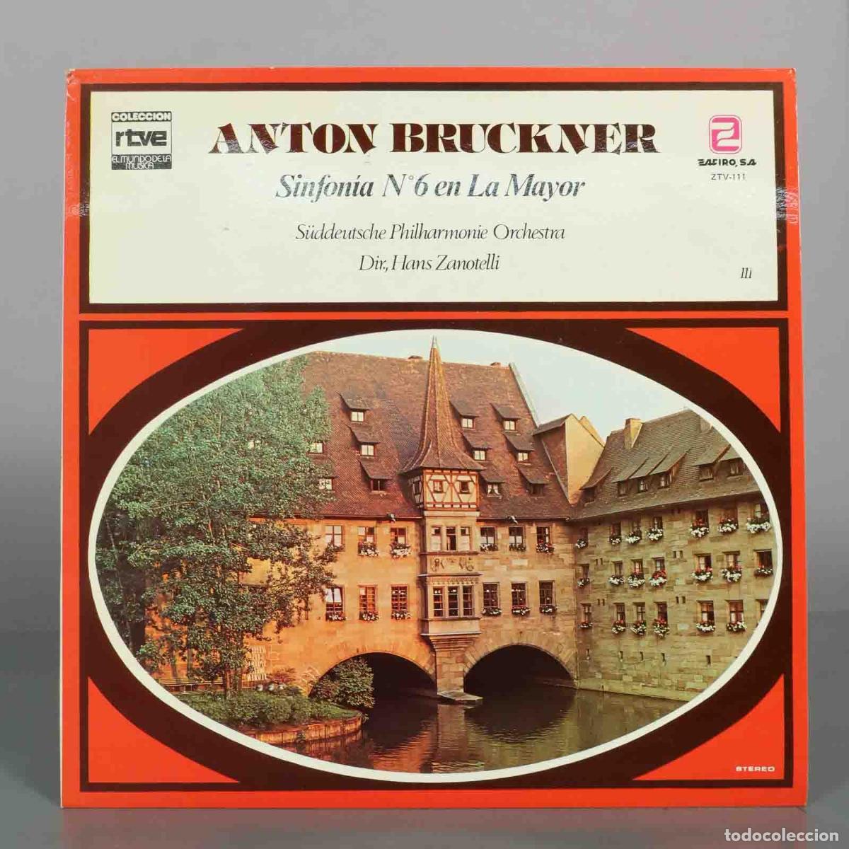 Discos de vinilo: LP. Anton Bruckner - Sinfon&iacute;a N&ordm; 6 en La Mayor - S&uuml;ddeutsche Philharmonie Orchestra,