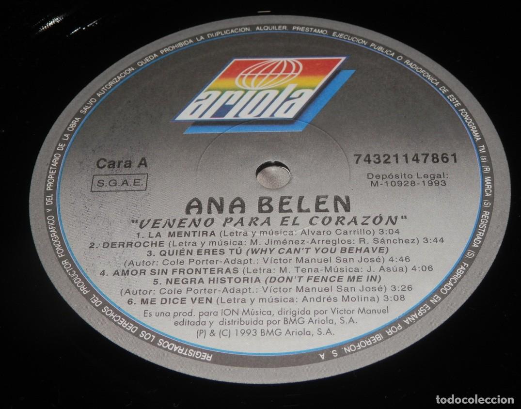 Discos de vinilo: DISCO LP VINILO DE ANA BELEN - Foto 3