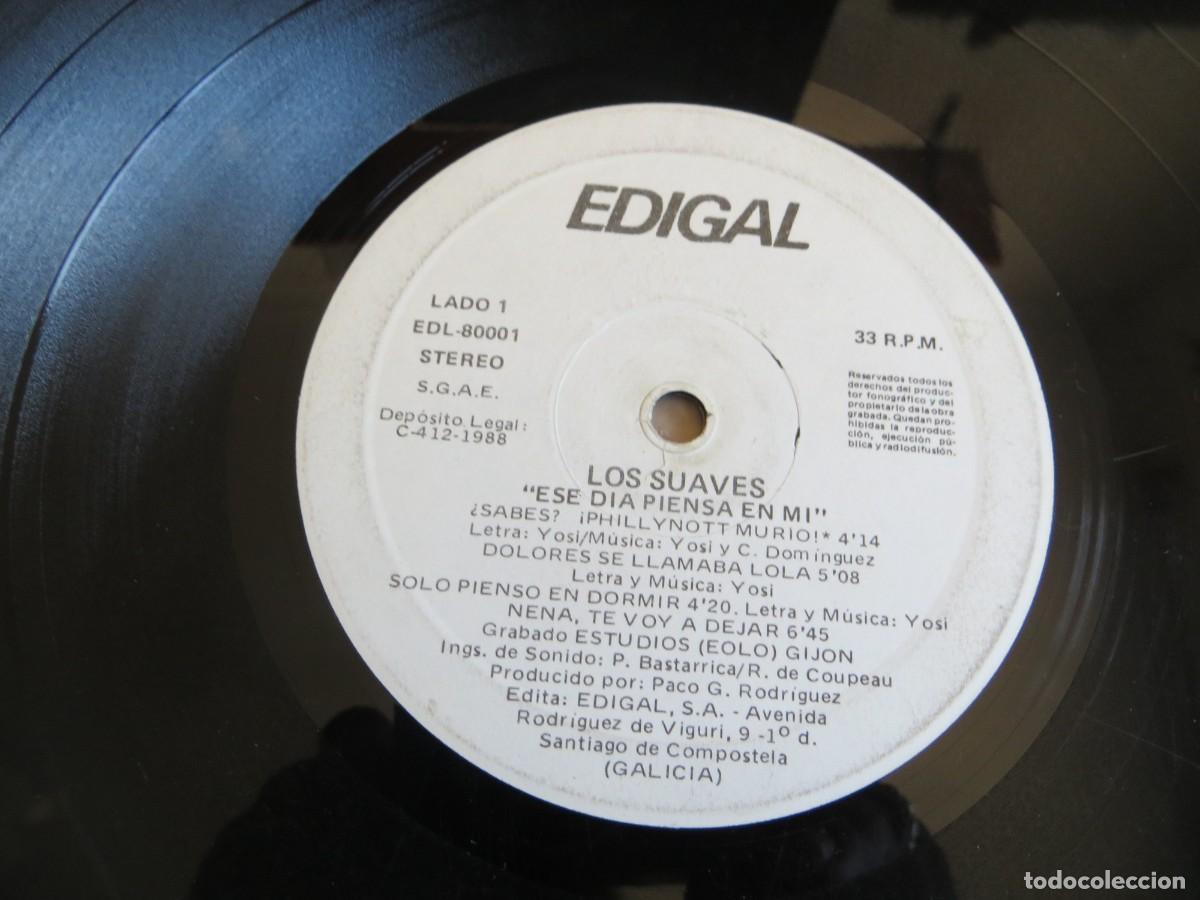 Discos de vinilo: Los Suaves - Ese D&iacute;a Piensa En M&iacute; (LP, Album) 1988 SPAIN- SOLO VINILO