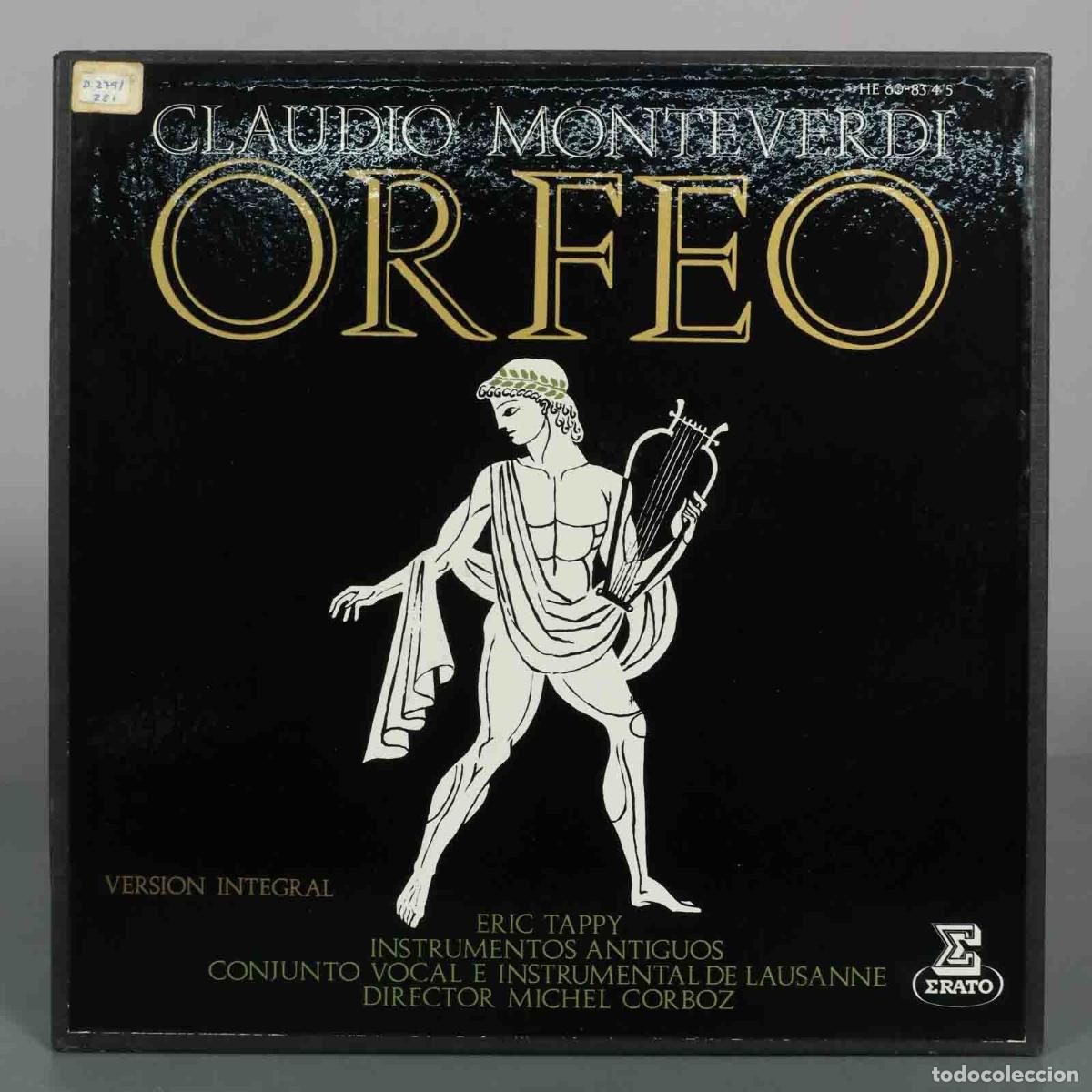 Discos de vinilo: CAJA LP. Orfeo - Claudio Monteverdi - Michel Corboz, Eric Tappy, Ensemble Vocal et Instrumental de