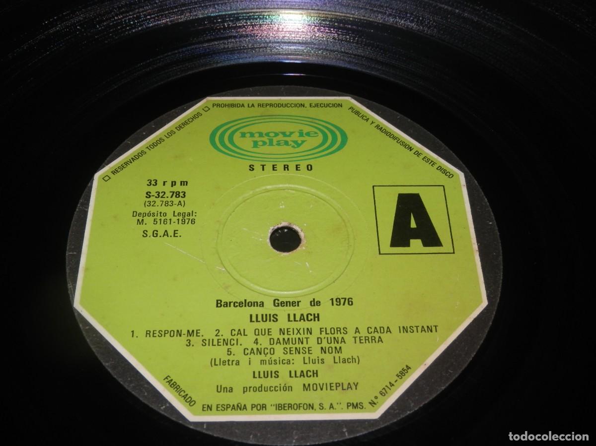 Discos de vinilo: DISCO LP VINILO DE LLUIS LLACH - Foto 4
