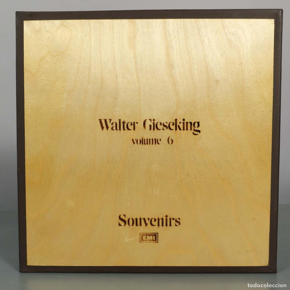 Discos de vinilo: CAJA LP. Walter Gieseking - volume 6 - Souvenirs